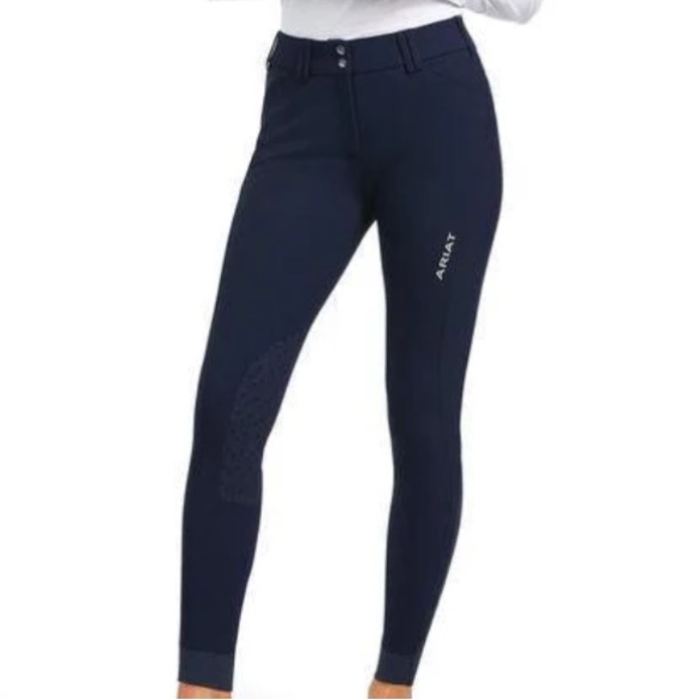 ARIAT PRO TRI FACTOR GRIP KNEE PATCH BREECH LADIES BLUE KNIGHT SIZE 24L